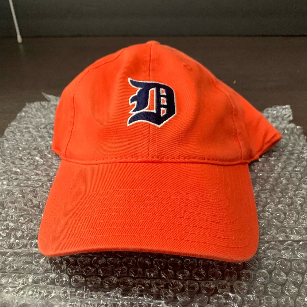 Vintage American Needle 90’s Detroit Tigers Baseball Cap Hat S/M New Rare Orange